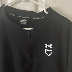 Under Armour Black Baseball Pullover